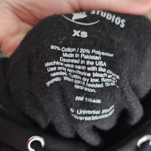 Universal studios Frankenstein pullover hoodie Size xs - Picture 4 of 6